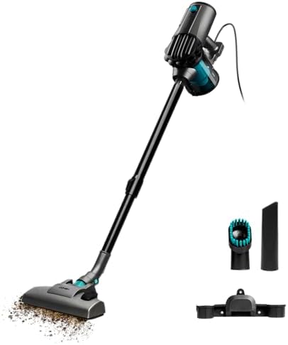 Cecotec Scopa elettrica con cavo Conga Thunderbrush 560 Neo. 600 W, 2 in 1, Tecnologia ciclonica, Filtro ad alta efficienza, Raggio d’azione 6 m, Include 2 accessori, Cavo 4,5m