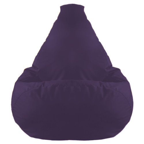 XXL Highback Filled Beanbag Gaming Lounge Chair in Purple. Ideal for Relaxing, Gaming, Lounging, Great for Adults, Teens & Kids. Made from High Quality Water Resistant Material, Available in 10 Great Colours