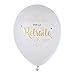 Produktbild Chal - 8 Luftballons weiß und gold Vive la retraite