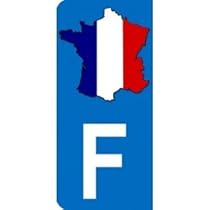 Autocollants Emblème De France Pour Plaque Immatriculation Numéro Au Choix - Mon Blason