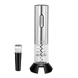 MATERIAL: El abrelatas del vino de tiene espiral del gancho del aerosol de la calidad del alimento, resorte de la bobina del acero inoxidable brillante, caso inferior transparente de la silicona de la PC. Además, la superficie está hecha de una aleación de aluminio. Asegura un uso seguro a largo plazo.
