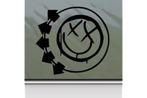 SASSY STICKERS Blink 182 Logo negro adhesivo adhesivo adhesivo para ventana de coche, MacBook, portátil