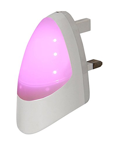 Long Life Lamp Company Pink  Automatic Energy Saving Dusk 2 Dawn LED Night Light, 0.4 Watts