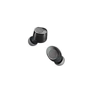 (Renewed) Skullcandy Jib Truly Wireless Bluetooth In Ear Earbuds with Mic (Black)