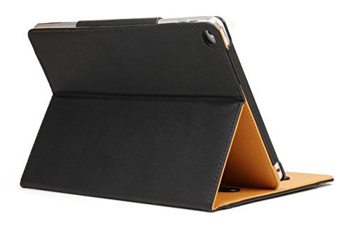 Original Urcover® Tasche Smart Cover iPad Air 2 ( 2014/2015 Version – 6.Generation) Schutz Hülle Case [Sleep / Wake Funktion] und inkl Displayschutzfolie & Zubehör | Schwarz - 5