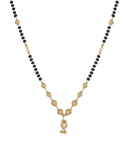 YouBella Gold Plated Jewellery Mangalsutra Pendant Necklace with Chain For Girls And Women RS.145 (91.00% Off) - Amazon