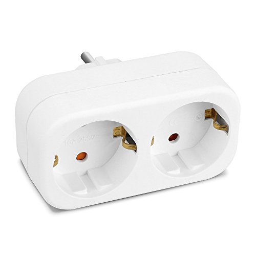 Steckdosenadapter 2 fach Steckdosenadapter 2 fach