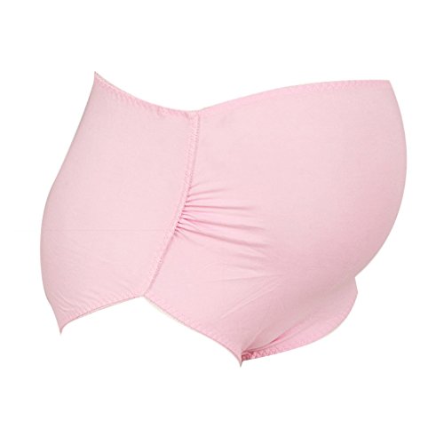 Happy Cherry Women Carefree Over the Bump Maternity Brief Size M - Pink