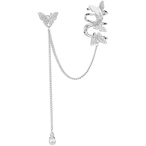 Orecchini Pendenti A Catena Con Nappa E Piuma - Acciaio Inox - Gioiello Vintage Unisex Per Donna, Uomo E Ragazze