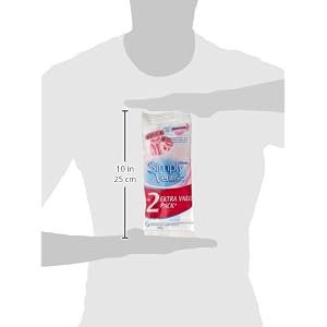 Gillette Simply Venus 3 Disposable Shavers for Women with Lubricating Strip, 4+2 Free - Image 3