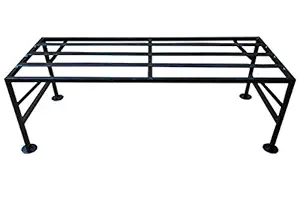 A-One Steels Metal 1 Step Plant Pot Stand, Black, 24 IN, 1 Piece