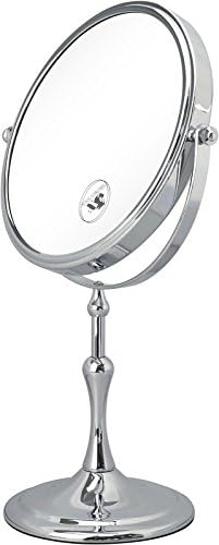 Makeup Mirror, Maiden 8-Inch Double-Sided Vanity 1X and 5X Magnification /6x9x15inches