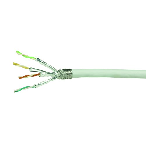Preisvergleich Produktbild LogiLink Professional CPV0050 Netzwerk Verlegekabel Cat 6A S / FTP, weiß