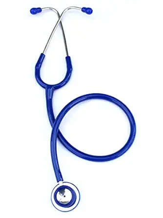 Dr. Head Care Plus Premium Quality Dual Head Stethoscope for doctors and Students (Blue)