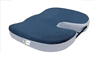 X WELLNESS Pillow Cushion for Piles Haemorrhoid Coccyx Sciatica Tailbone Back Pain Fistula Prostate Post Natal Pain Relief Chair & Car Seat Comfort Cushion.