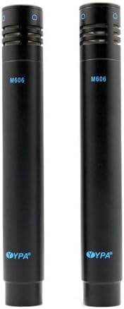 YPA M606 PAIR Stereo Pencil Condenser Vocal Instrument Microphones black+black