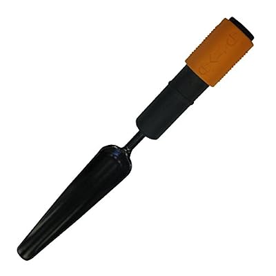 Fiskars 137522 QuikFit Couteau désherbeur avec tête en Acier au bore