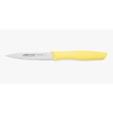 Arcos NITRUM Stainless Steel Peeling Knife 100 mm &ndash; Ideal for Peeling | Ideal for peeling fruits and vegetables. Polypropylen
