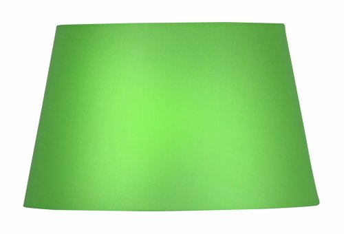 Oaks Lighting Lampenschirm aus Baumwolle, zylindrisch, 25,5 cm, grün