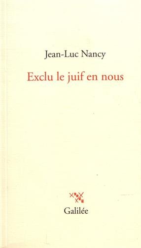 Book's Cover of Exclu le juif en nous
