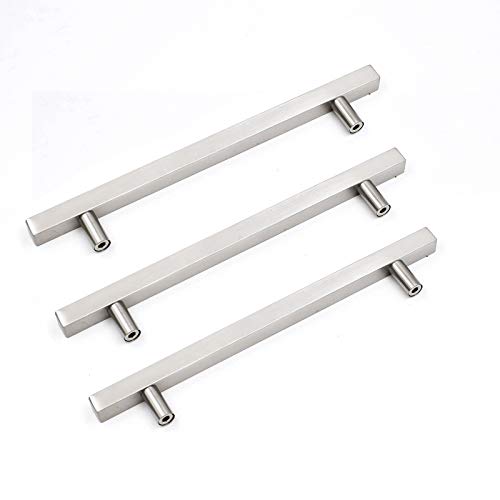 Preisvergleich Produktbild Schwarz Küchengriffe 192mm – Goldenwarm 10 Stück Modern Kommode Küchenschrank Buffetschrank Schrankgriffe Edelstahl Schranktürgriffe LSJ22BK192