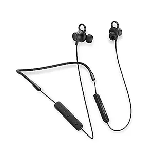 (Renewed) Zebronics Zeb Yoga 101 (Black) Wireless Neckband Earphone with 10mm Neodymium Driver, Dual Pairing, Magnetic Earpiece and Voice Assistant