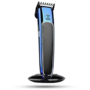 Pick Ur Needs Professional Rechargeable(Desktop Charger & USB), Cordless Beard and Hair Trimmer For Men, 45 Mins Runtime For Grooming (Blue)