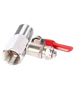 Maggzoo for Kent RO Pipe Inlet Valve and SS Coupling RO Main LINE Input Steel Inlet Valve Connector RO Water Filter Purifier 3/8 Size (DVSet) - 1 Pcs