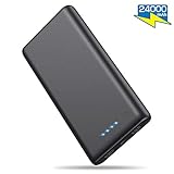 【Tragbares Ladegerät mit 4 LED-Anzeigen】 Die LED-Anzeige zeigt die verbleibende Energie beim Laden an, um sicherzustellen, dass Sie über die verfügbare Energie Bescheid wissen. Errichtet mit abgerundeten Ecken, um ästhetisches und ergonomisches Vergnügen zu garantieren,es ist einfach zu halten und zu tragen,wann immer und wo immer Sie es brauchen.