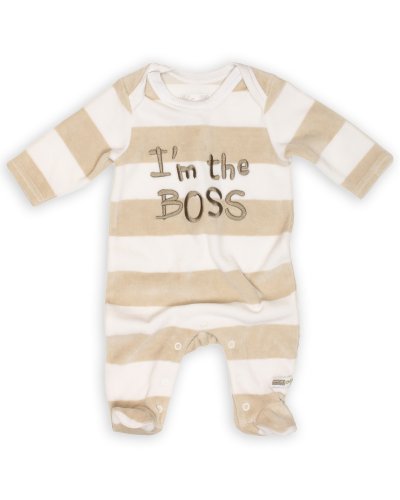 The Essential One - Unisex Funny Velour All in One EO93 (0-3 months)