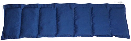 Preisvergleich Produktbild Körnerkissen Weizen 20x70cm marine blau dunkelblau Wärmekissen Weizenkissen