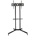 Price comparison product image TradeMount TV pedestal television stands with rollers, glass table, height adjustable for Sony 55" KD-55XF9005