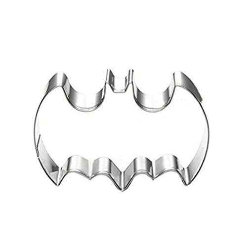 Albeey Edelstahl Ausstechform Backen Keks Batman-Form Keksteig Ausstecher