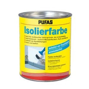 Pufas / Decotric Isolierfarbe - Schutz vor Ausblühung und Feuchtigkeit zementhaltig 750ml