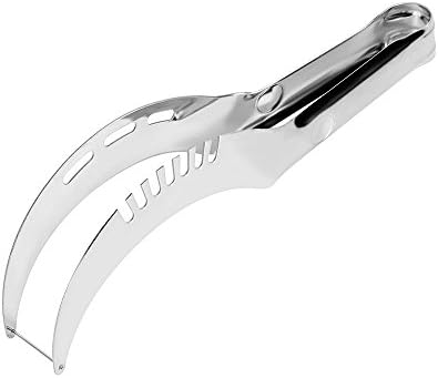 Stainless Steel Slicer Peel Peeler Cutter Splitter Corer Kitchen Tool for Watermelon Melon Pitaya Papaya Cantaloupe Fruits