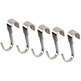IKEA 5 Li Hook Metal Color 7 Cm Steel Hook 5 Li Kitchen Shelf Hook-Decoration
