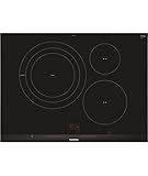 N zonas 3 induccion Siemens EH775LDC1E hobs Negro Integrado Con - Placa (Negro, Integrado, Con placa de inducción, 1400 W, 14,5 cm, 2200 W)