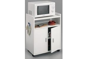 HOGAR24 ES HOGAR 24 Mobile da Cucina per Forno a microonde. Colore: Bianco.