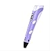 Produktbild 4 Farb-3D-Stift Für Kinder Und Erwachsene, 3D-Druck Zeichnung Drucker Stift Für Kunsthandwerk DIY, Kinder Malen Spielzeug Für Geschenk: Rosa, Gelb, Blau, Lila,Purple