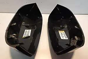 MODIFIED AUTOS DOOR SIDE VIEW MIRROR BACK COVER SET OF 2PCS BOTH LEFT AND RIGHT BLACK FOR VOLSWAGEN POLO