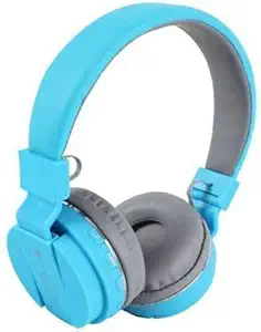 hoatzin Thunder Beat Wireless Bluetooth Over the Ear Headphone (Blue)