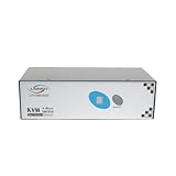  Linkskey 2-Port Dual DVI Monitor PS2 KVM Switch mit Kabel (LDV-DM02ESK) 4 Port