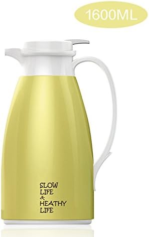 European simple Vacuum flask,Glass inner liner thermos bottle Vacuum flask,Home heating kettle Thermos flask Stainless steel thermos Insulation pot Kettle Hot water bottle-B 14x31cm(6x12inch)