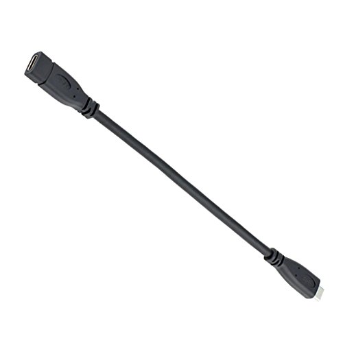 MagiDeal USB Typ C Male auf USB 3.1 Female Ladekabel Daten Kabel für Smartphones – Schwarz – 100cm - 4