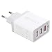 Produktbild TOOGOO Schnelles schnelles 3 Port Schnellladegert QC 3,0 30W USB Schnellladegert USB Hub Ladegert Adapter EU-Stecker