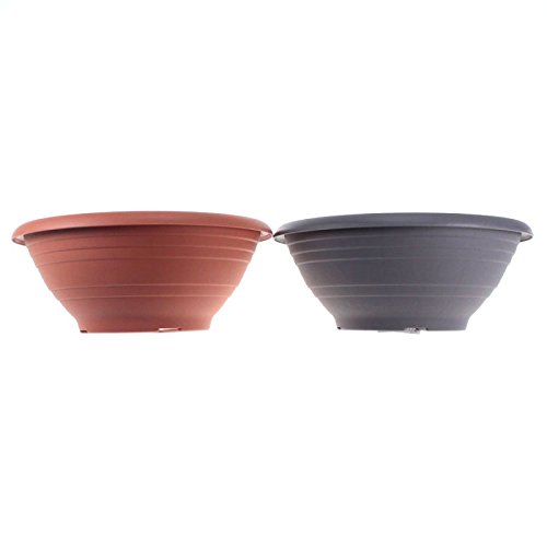Pflanzschale Grabschale Kunststoff Cortina D: 60cm, Farbe:terracotta - 2