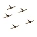 Produktbild Fenteer 5er-Set Messing T-Stück Schlauchverbinder Durchmesser: 4mm - 12mm - 4 mm