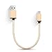 Produktbild Lively Life USB Typ C kabel kurz Datenkabel Ladekabel für Type C Geräte, MacBook Pro 2016, Samsung Galaxy S8, HTC 10,Nexus 5X/6P, OnePlus 2 / 3, Huawei P10,Lumia 950 / 950XL,Nokia N1 Tablet und viele mehr - 30cm ,Golden