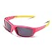Duco Kinder Sonnenbrille Polarisierte Sportbrille für Jungen und Mädchen (Rosa 005 Für Alter 5-12)