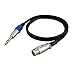 Produktbild Kongqiabona 0,3/0,5/1/2/3 / 5m Mikrofonkabel XLR-Kabel (weiblich) Für 6,35/6,5 mm Klinkenstecker Audiokabel zu Mikrofonen